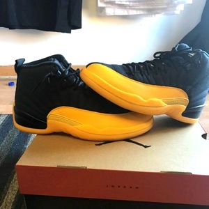 Jordan 12 Retro Black University Gold